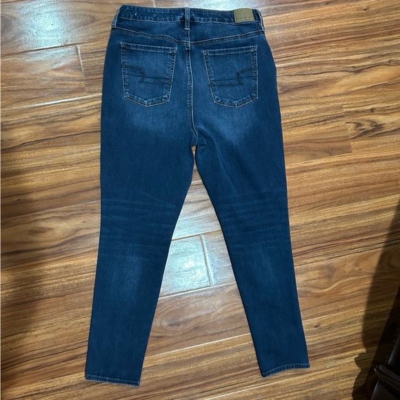 American Eagle Outfitters Women's Dark Blue Skinny Jeans - Picture 2 of 4